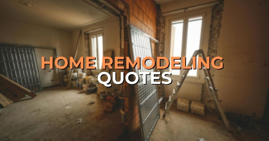 home remodeling quotes