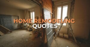 home remodeling quotes