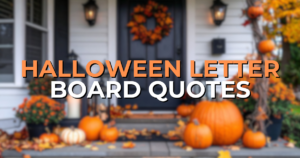 halloween letter board quotes